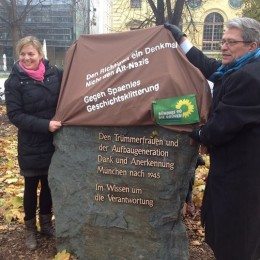 Diskussion um das „Denkmal für Trümmerfrauen“ in München