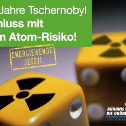 Tschernobyl, Fukushima und die Energiewende: Schluss mit dem Atom-Risiko!