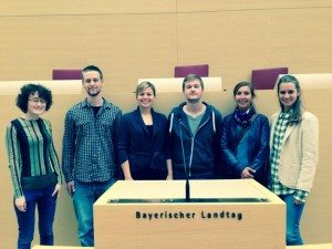 Besuch von Stipendiaten der Heinrich-Böll-Stiftung im Bayerischen Landtag
