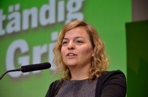 Katharina Schulze gibt den Bericht zum Parteirat auf dem Landesparteitag 2014