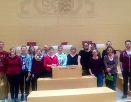 TUM-Studierende zu Besuch im Landtag