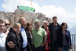 Grüne PolitikerInnen auf der Zugspitze: Protest gegen die G7-Klimapolitik
