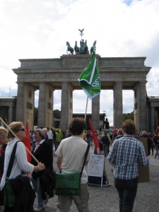 In Berlin auf der Großdemo gegen den Ausstieg vom Atomausstieg #energiewende