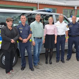Besuch bei der Polizei in Ingolstadt