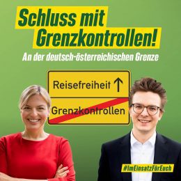 „Grenzkontrollen an der Deutsch-Österreichischen Grenze beenden!“